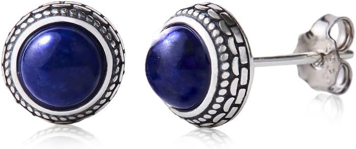 925 Sterling Silver Stud Earrings with Various Aesthetic Crystal