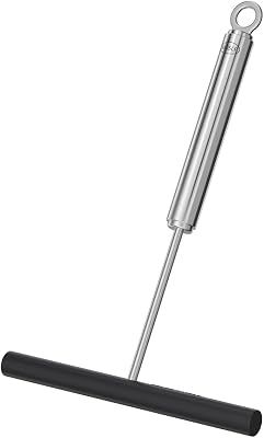 Rosle 10626 Stainless Steel & Silicone Crepe Spreader Tool To Fit Large Pan