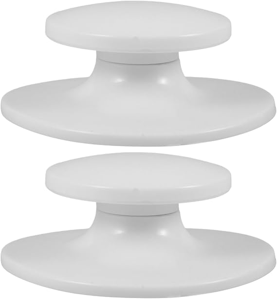 Luxshiny Replacement Rice Cooker Lid Knob 2-Pack Universal Pot Lid Handle Compatible with Aroma and Rice Cookers 9 Inch Kitchen Accessory