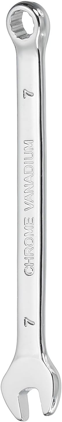 sourcing map Combination Wrench 7mm Metric,12-Point Box and Open End