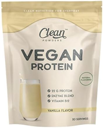 Clean Powders Vegan Protein 600 Gr - Vanilya