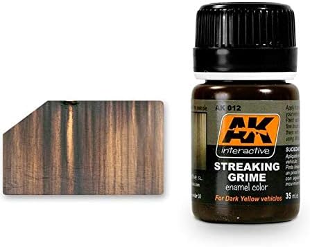AK Interactive AK 012, Streaking Grime General - 35 ML / 1.18 Fl.Oz Jar