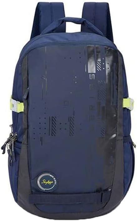 Skybags Polyester Solid Valor Pro 01 Laptop Backpack Navy, Navy Blue, One Size, Casual