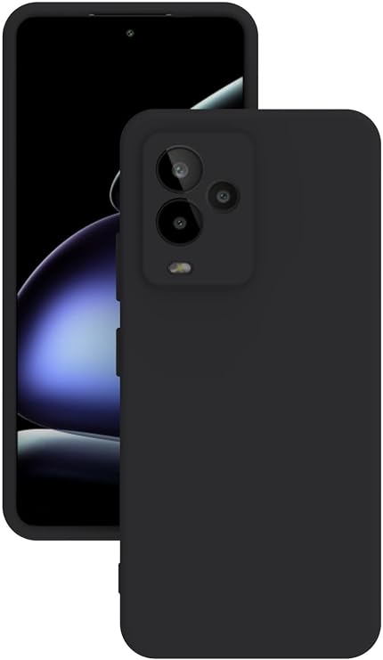 Siyah General Mobile Gm 24 Pro ile Uyumlu Kılıf Silikon Rubber Telefon Kılıfı ve Kabı Darbe Emici, İnce ve Yumuşak Dokulu, Kaymaz Tasarım