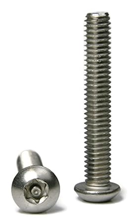 Button Head Torx Security Machine Screw Bolt Stainless Steel Tamper Resistant Screws 1/4-20 x 3 inch Qty 25