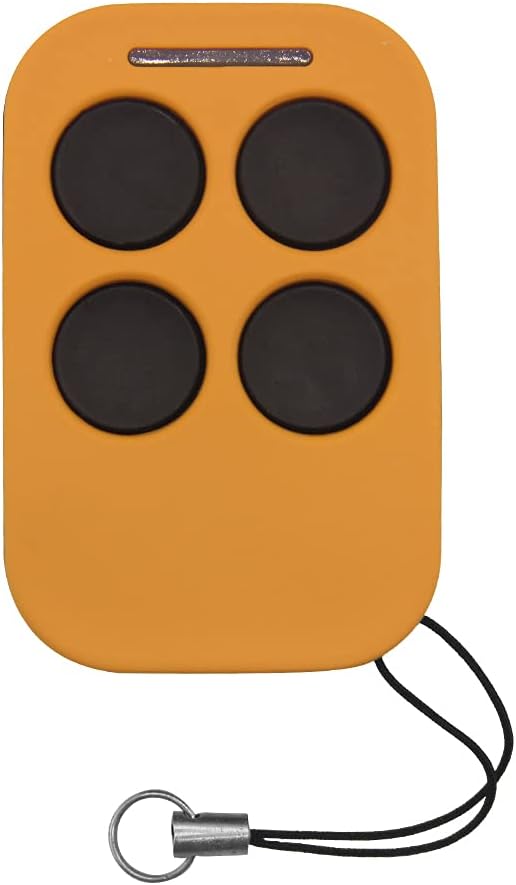 X X-HOUSE Multi-Duplicator Garage Remote Control Universal Garage Door Remote Copy Fixed Code and Rolling Code with Frequency 315/310/318/390/433.92/868Mhz,All in a Idol Remote(Orange Color)