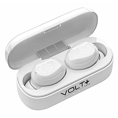 Wireless V5.3 Bluetooth Earbuds Compatible with Xiaomi Redmi 9A Updated Micro Thin Case Quad Mic 8D Bass IPX7 WaterproofSweatproof