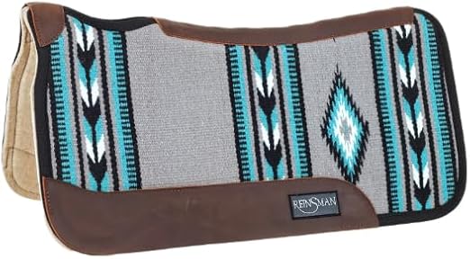Tack Shack of Ocala- Reinsman Circle Y Apex Ranahan Wool Pad, Wool Saddle Pad, Saddle Pad, Western Saddle Pad, Wool Pad Western Saddle Pad, Saddle Pad for Horses