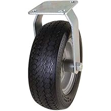 Marathon Industries 00301 10" Rigid Caster with Flat Free Tire