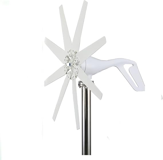 12000W Portable Vertical Wind Power Turbine Generator Kit,Wind Generator Windmill for Wind Solar Hybrid System (with Charge Controller)