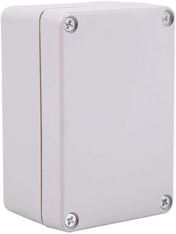 Junction Box IP66 Thermoplastic ABS Junction Box Wire Connection Electrical Project Outdoor Enclosure(98 x 66 x 48mm)