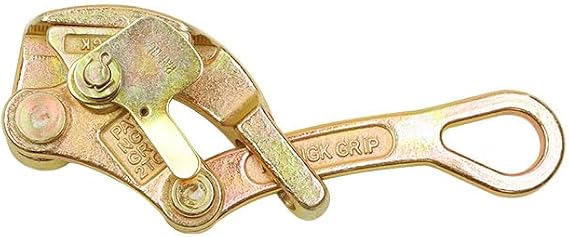 Cable Grip Steel Wire Puller Heavy-Duty Wire and Barbed Wire Fence Tensioner Tool for Easy Cable Stretching and Tensioning (2t/4409lb)