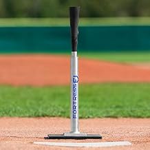 FORTRESS Baseball Batting Tee - Professional Softball/Baseball Hitting Tee - Adjustable Height