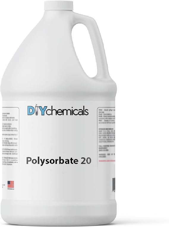 | Polysorbate 20 (Tween 20) | High-Purity Nonionic Surfactant & Emulsifier | Dispersant for Industrial Formulations, Lab & Water-Based Applications 1 Gallon