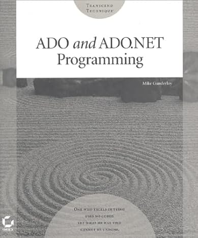 Ado and Ado.Net Programming