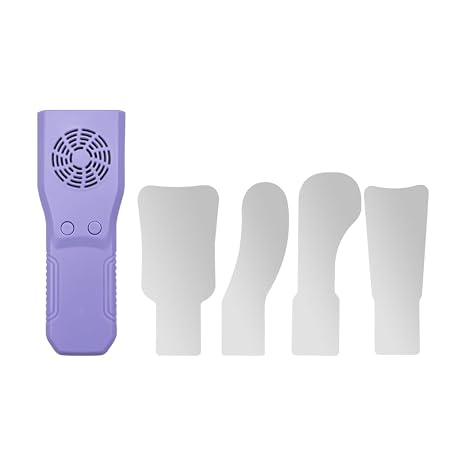 Fog-Free Dental Photographic Mirror, YOUYA DENTAL Dental Occlusal Mirrors Double Sided Reflector Occlusal Intraoral Mouth Mirrors Oral Inspection Kits with 4 Plated Glass Reflectors (Purple)