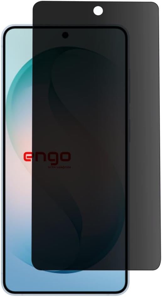 Engo Samsung Galaxy S26 Plus İle Uyumlu Hayalet Ekran Koruyucu, Yandan Görünmeyen Anti-Spy Gizlilik (Privacy) Koruması, 9H Temperli Nano Kırılmaz Esnek Cam, Parlama Ve Parmak İzi Önleyici SM-S947B