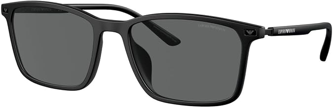 Emporio Armani mens Ea4223u Universal Fit Rectangular Sunglasses