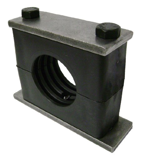 Behringer Heavy Series Pipe Clamp, Polypropylene with Plain Carbon Steel Hardware, Weld Mounting, 3 Tube Size