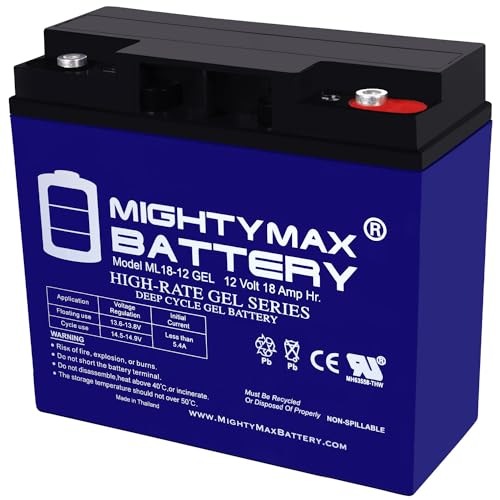 Mighty Max Battery 12V 18AH GEL Battery for Platinum 1150 Jump Start