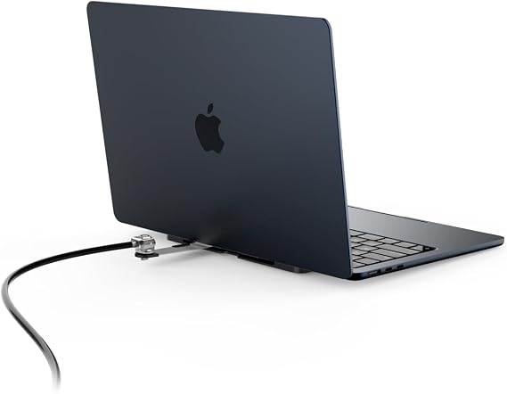Compulocks Blade Universal Lock Slot Adapter with Keyed Cable Lock Black