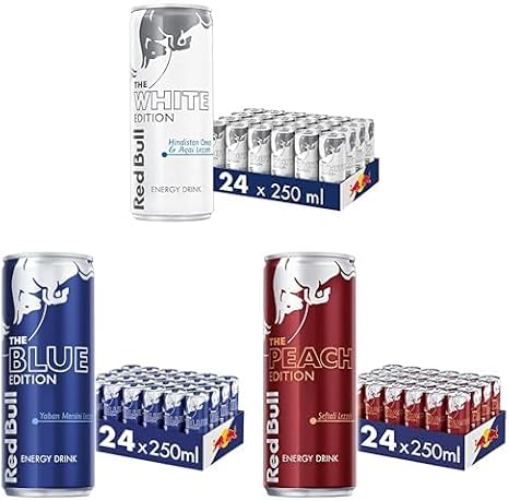 Red Bull Enerji İçeceği Çeşitleri (3x24x250ml)