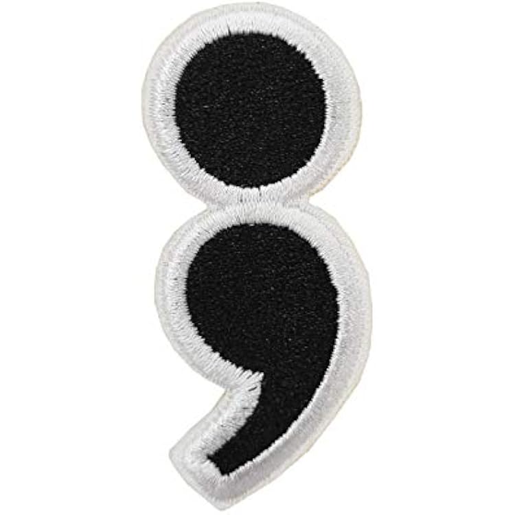 Cute-Patch Semicolon Suicide Prevention and Suicide Awareness Embroidered Iron on Patch