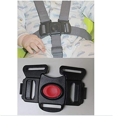 Black 5 Point Harness Buckle Clip Replacement Part for Graco Duo 2-in-1 Swing & Bouncer Seat Safety for Babies, Toddlers, Kids, Children 5E