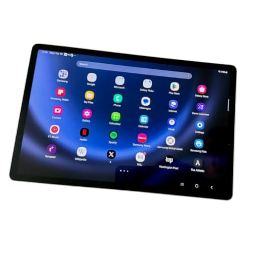 SAMSUNG Galaxy Tab S9 FE Plus wS-Pen 256GB, 12GB, Wi-Fi 12.4 WiFi 6 Android Tablet, 4K Camera, International Model - X610 Silver