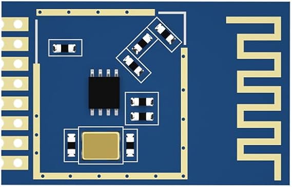 Ci24R1 2.4G RF Wireless Module E01C-2G4M11S 11dBm 100m PCB Antenna SPI Small Size Pin to Pin nRF24L01+