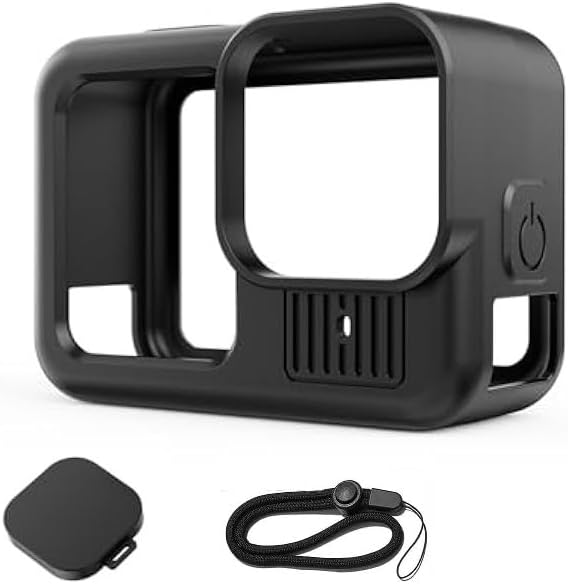 GoPro 13 compatible Silicone Protection Case Bracelet soft case Black Black