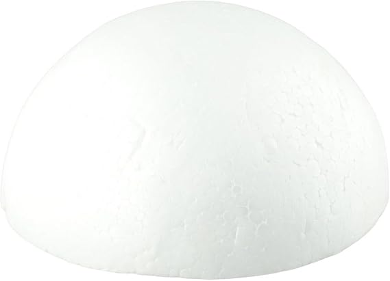 Blanks Round Solid Styrofoam Foam Ball for Wedding Crafts Solid Polystyrene Foam Balls for DIY Projects Wedding Decorations (20cm)