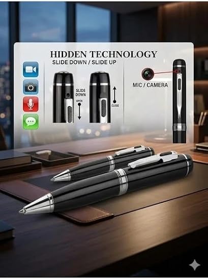 Full HD 1080P Casus Mini Gizli Kalem Kamera