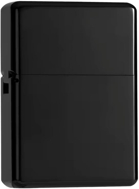 ZORRO 912S 912 Heavy-Duty Armor Brass Kerosene Lighter, Windproof 3/5 Hinged Metal Gasoline Lighter, Limited Edition Gift 912 Black