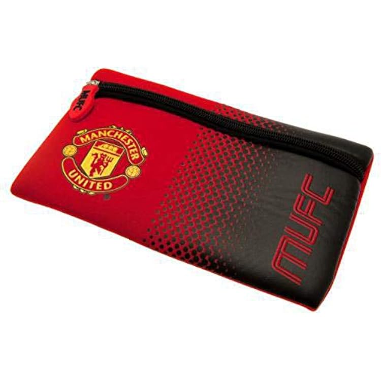 Manchester United F.C. Fade Design Flat Pencil Case