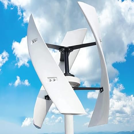 Wind Turbine Home Use Horizontal Generator Kits Blades with Controller to Charge Batteries Off Generator,Vertical Wind Turbine Generator Kit, 5000W 48V Home & Business Energy Solution with C