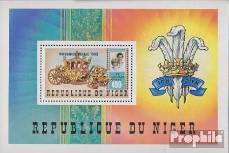 Niger block38 (Complete.Issue.) unmounted Mint/Never hinged ** MNH 1982 Prince William (Stamps for Collectors) British Royal Family (Diana, Charles, Elisabeth ..)