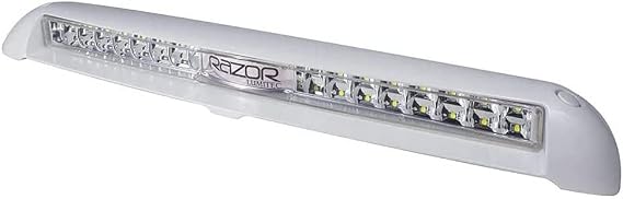 Lumitec 101586, Razor LED Light Bar Flood Beam Flush Mount 10,000+ Lumens Marine-Grade, Low-Profile Design