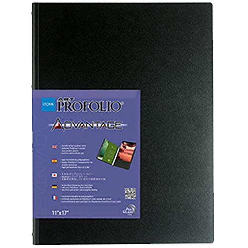 ProFolio by Itoya, Art Profolio Advantage, 24 Sheets Presentation Book - Portrait, 8.25 x 11.75 Inches
