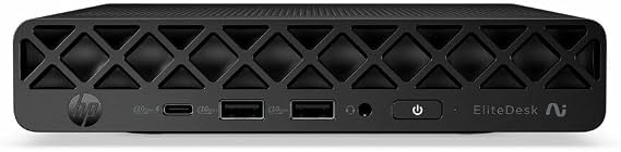 HP EliteDesk 8 G2i Desktop Computer - Intel Core Ultra 5 Series 3 335 - vPro Technology - 16 GB - PCI Express NVMe SSD - Mini PC - Jack Black - Intel Chip - Windows 11 Pro - DDR5 SDRAM - English Keybo