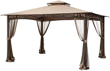 Garden Winds Replacement Canopy for Edinborough San Rafael Gazebo - Standard 350 - Beige