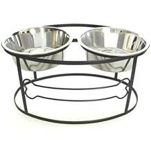 Bone Double Diner - Elevated Pet Bowl - 7"
