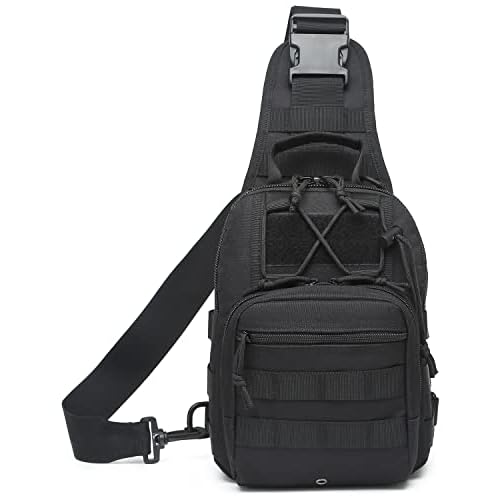 ATBP Small Tactical Sling Backpack Bag for Men Military Shoulder Bag Pack EDC Crossbody Bag for Hiking 7 Liters