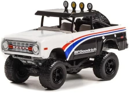 ModelToyCars 1969 Ford Bronco Baja, White - Greenlight 35230A/48-1/64 Scale Diecast Car