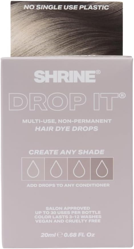 SHRINE Drop It DARK ASH Toner Drops | Damage-Free Colouring | 20ml