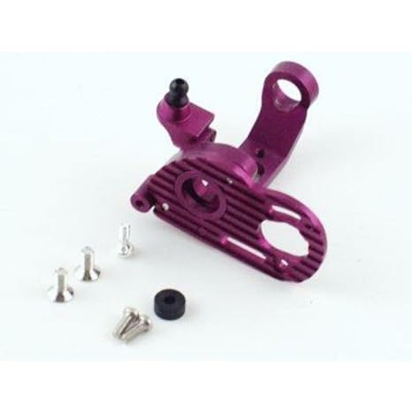GPM Racing MH1307 HPI Micro RS4 Purple Aluminum Motor Mount W Heat Sink