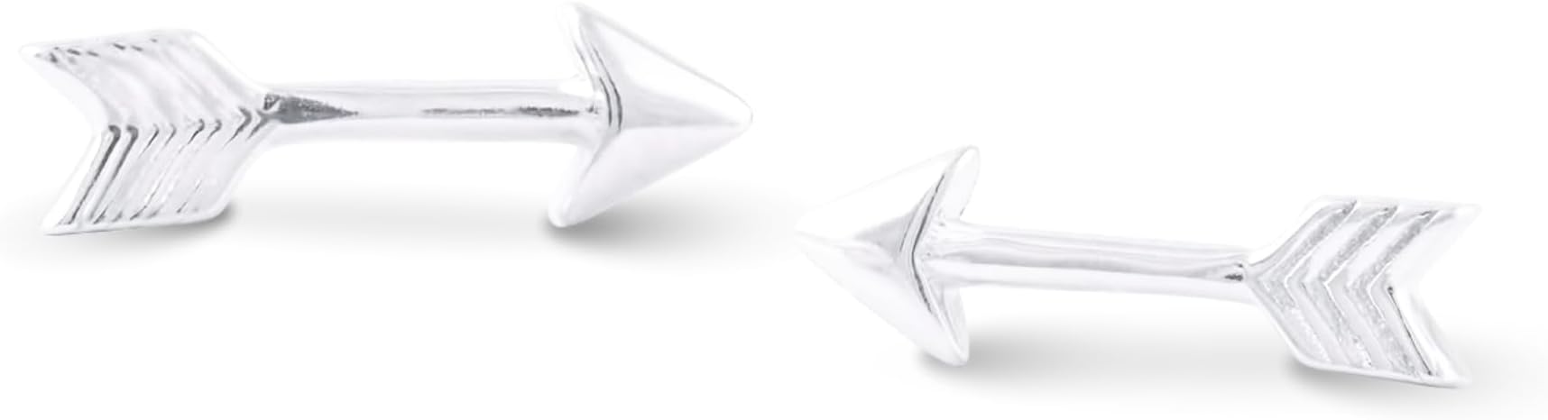 Sterling Silver Womens Dainty Arrow Stud Earrings, for Women, Hypoallergenic, Nickel Free, Lightweight, Daily Wear, Secure Posts, Gift for Her, Polished Finish