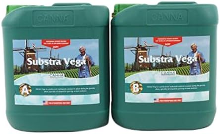 Canna Substra Vega Hard Water A and B Nutrients 5 Liters
