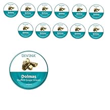 Divina Dolmas-Stuffed Grape Leaves In Can,7 oz, 12 Pack