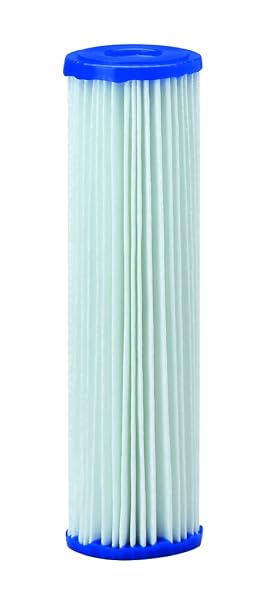 Pentair Pentek R30 Sediment Water Filter, 10-Inch, Under Sink Pleated Polyester Filter Cartridge, 10" x 2.5", 30 Micron